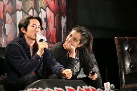 Steven Yeun & Alanna Masterson (Walker Stalker Chicago)